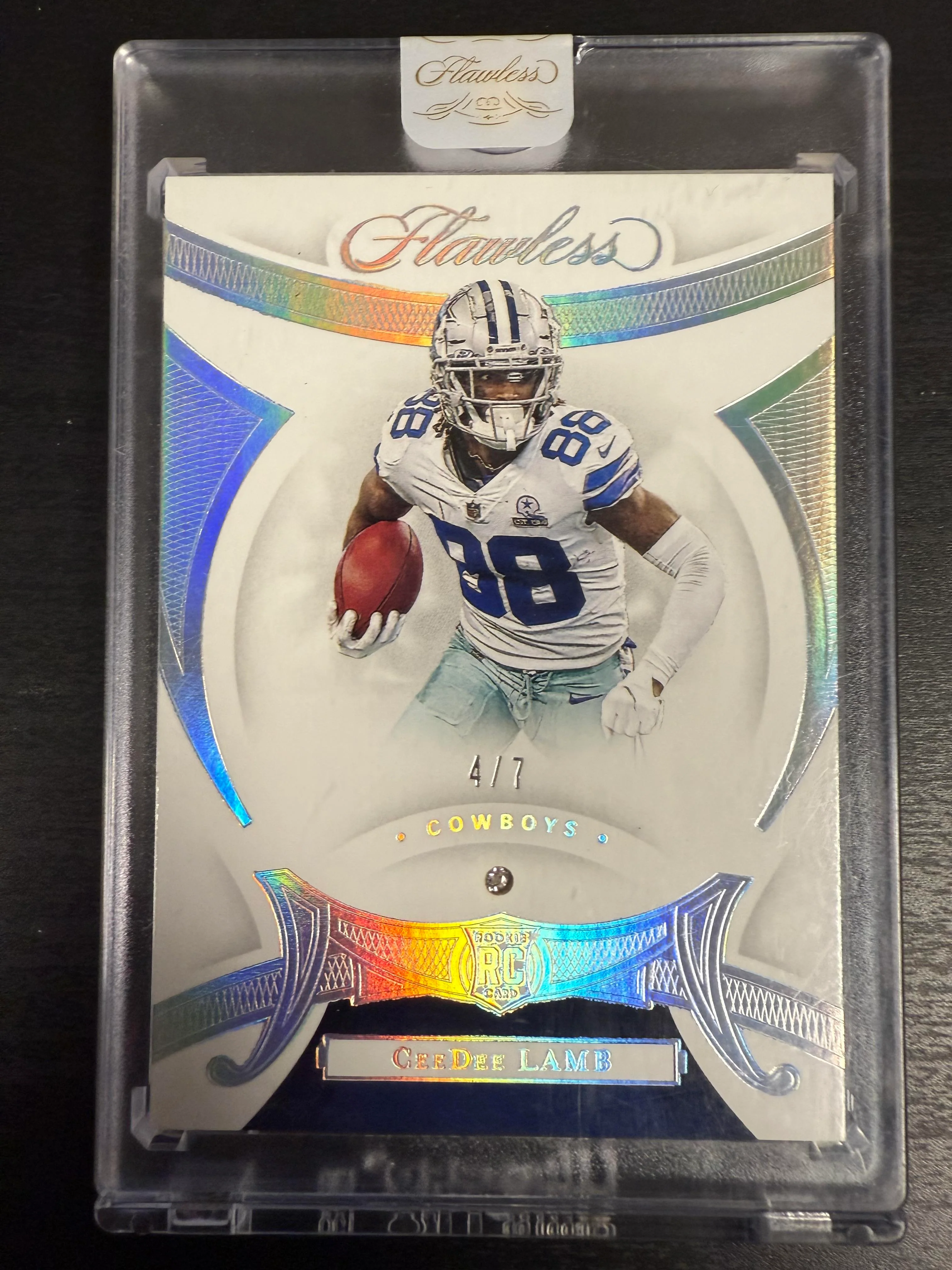 2020 Panini Flawless #107 CeeDee Lamb Diamonds #/7