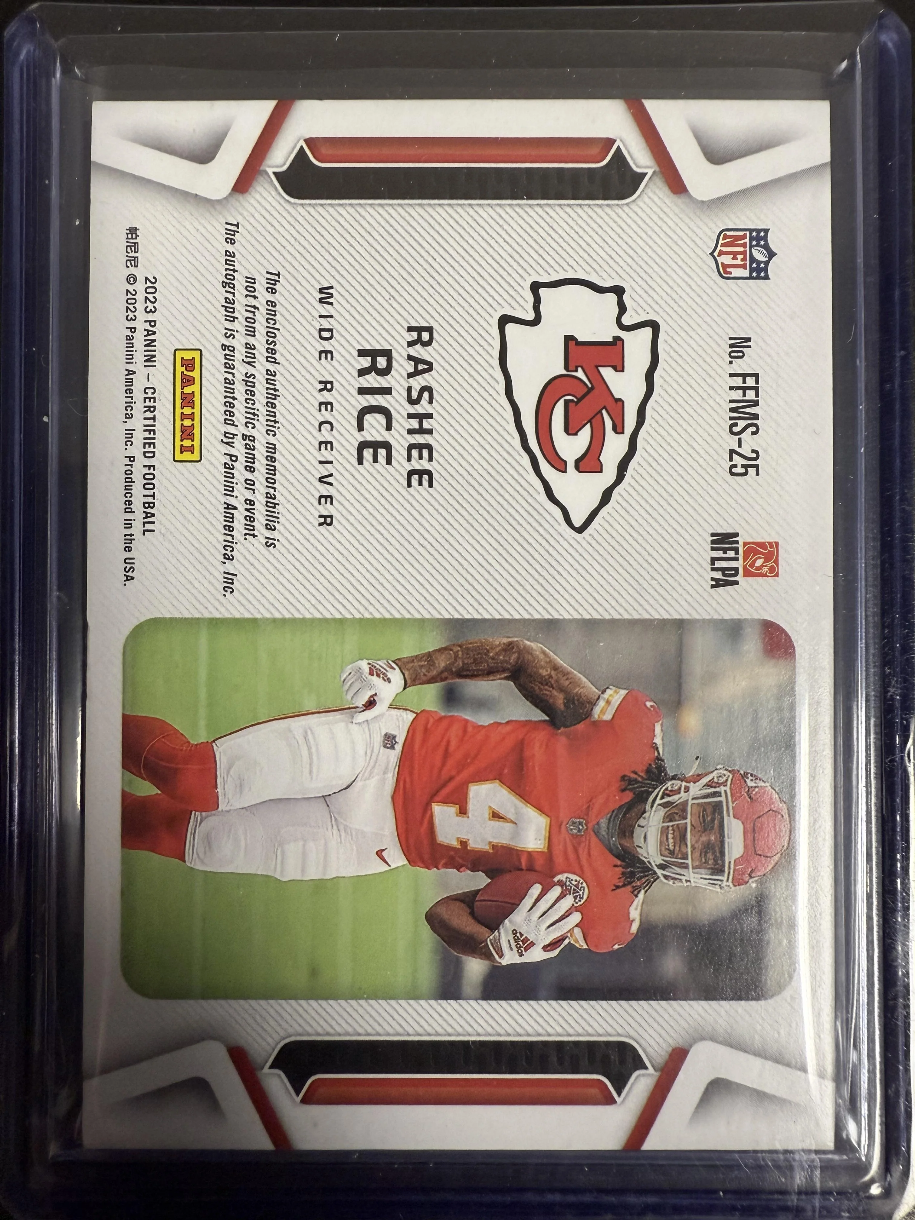 2023 Panini Certified Rashee Rice Freshman Fabric Mirror Signatures /399 - Image 2