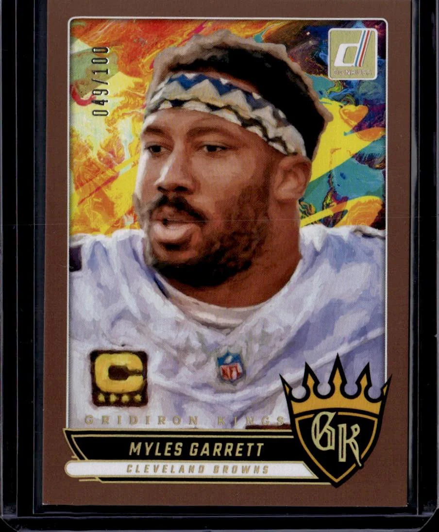 2025 Donruss Myles Garrett #GK-MGT Gridiron Kings - Image 5
