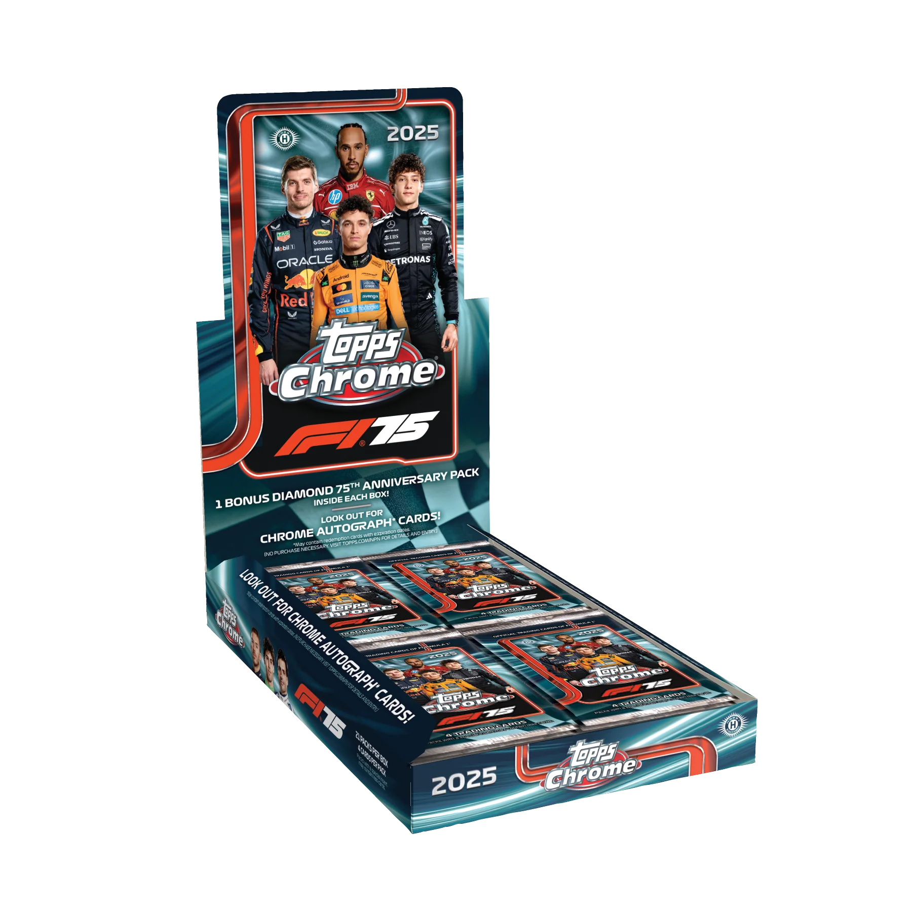 2025 Topps Chrome® Formula 1 - Hobby Box