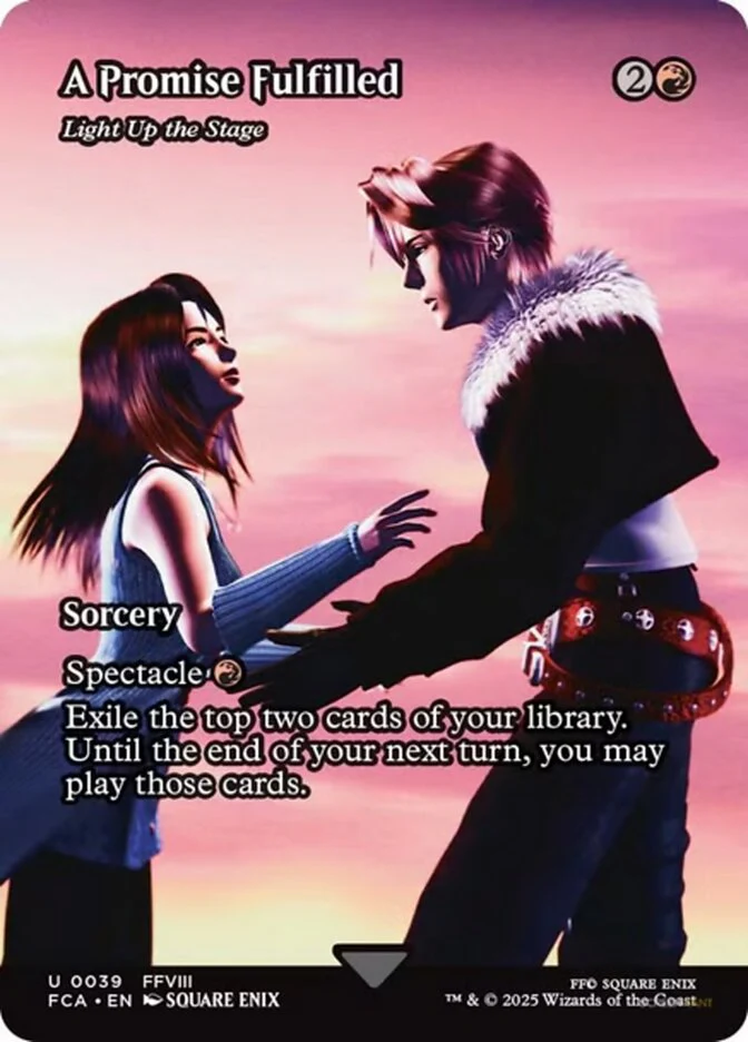 A Promise Fulfilled - Light Up the Stage (39) - [Foil, Borderless] Final Fantasy: Through the Ages (FCA)
