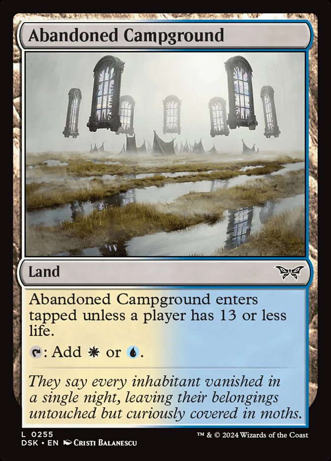 Abandoned Campground - [Foil] Duskmourn: House of Horror (DSK)