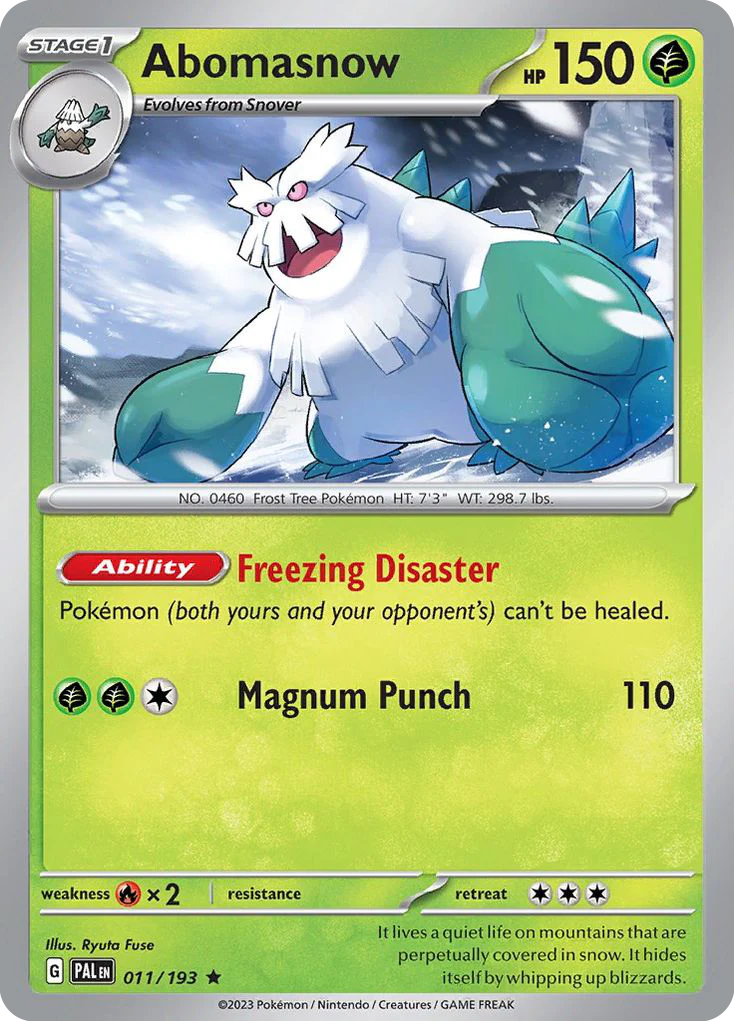 Abomasnow (11/193) - [Holo Foil] Paldea Evolved (PAL)