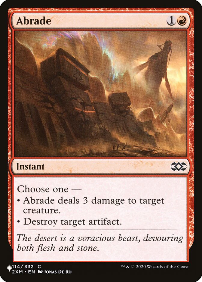 Abrade - The List (PLST)