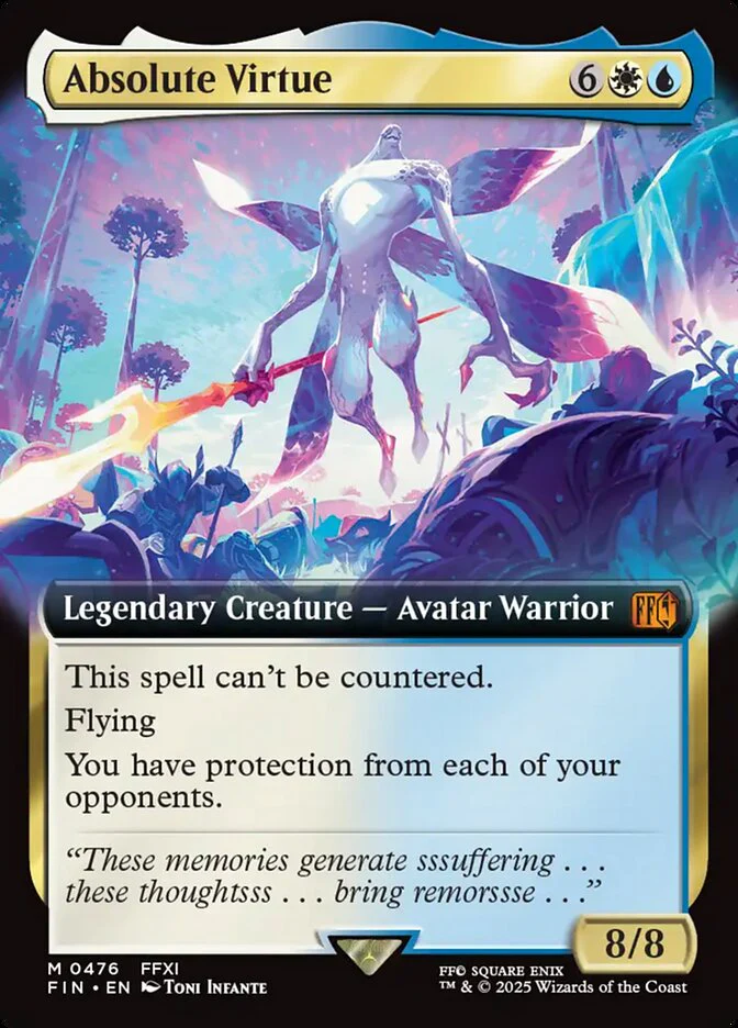 Absolute Virtue (476) - [Foil, Extended Art] Final Fantasy (FIN)