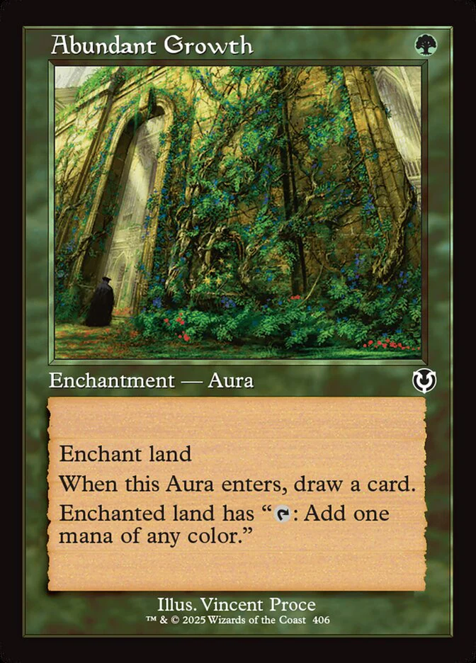 Abundant Growth - [Foil, Retro Frame] Innistrad Remastered (INR)