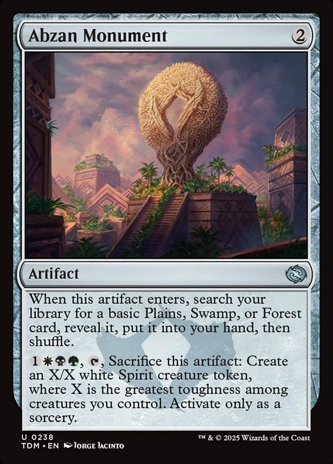 Abzan Monument (238) - Tarkir: Dragonstorm (TDM)