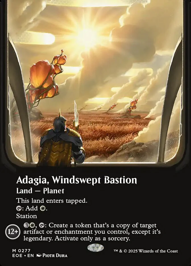 Adagia, Windswept Bastion (277) - [Extended Art] Edge of Eternities (EOE)