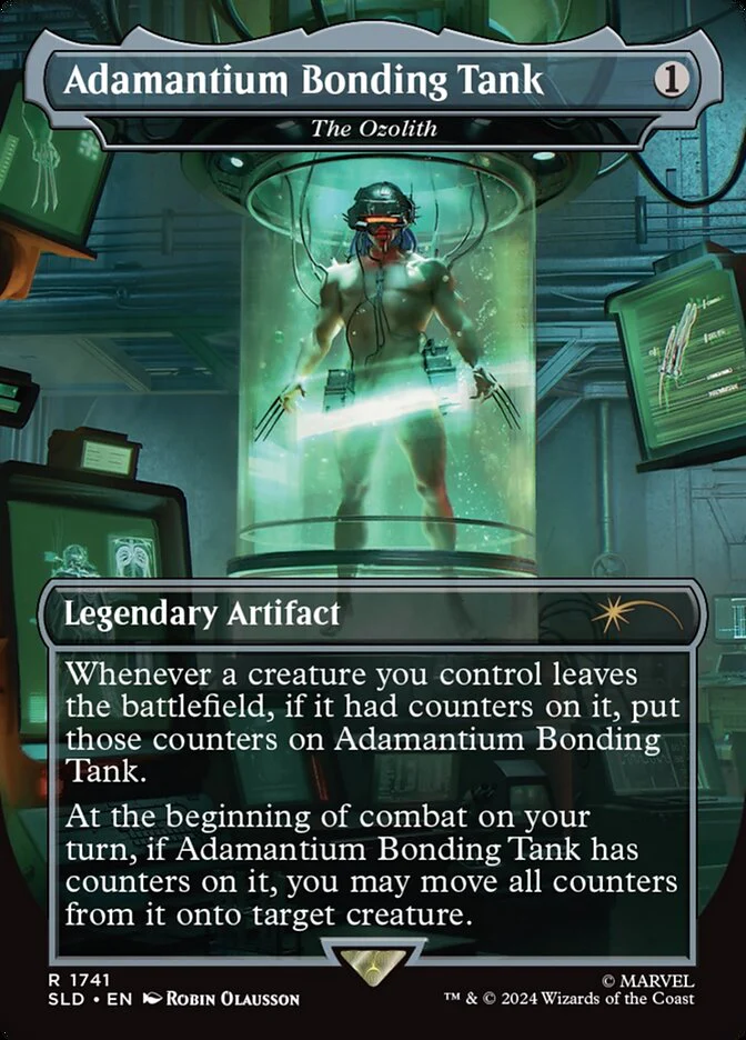 Adamantium Bonding Tank - The Ozolith - [Foil, Borderless] Secret Lair Drop (SLD)