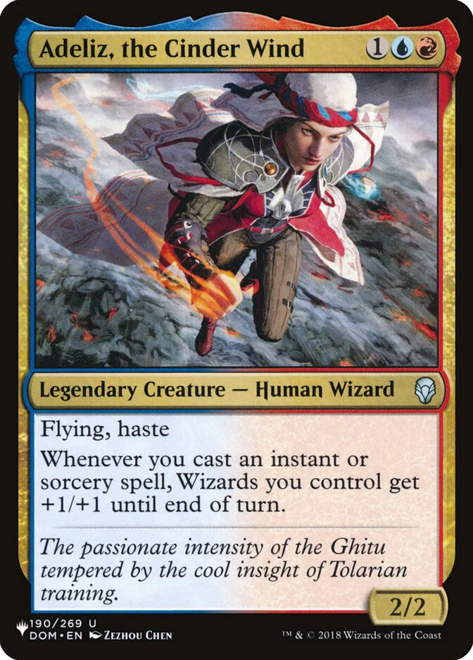 Adeliz, the Cinder Wind - The List (PLST)