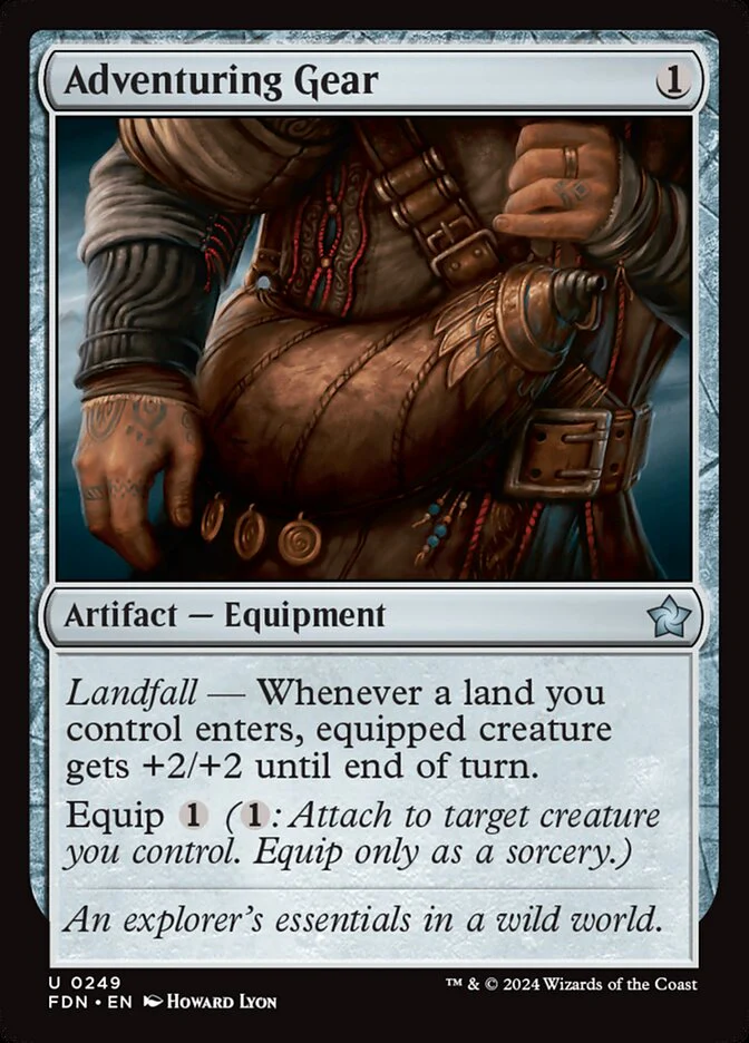 Adventuring Gear - [Foil] Foundations (FDN)