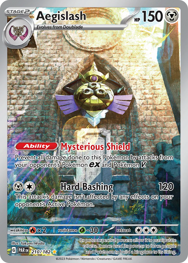 Aegislash (210/182) - [Illustration Rare] Paradox Rift (PAR)