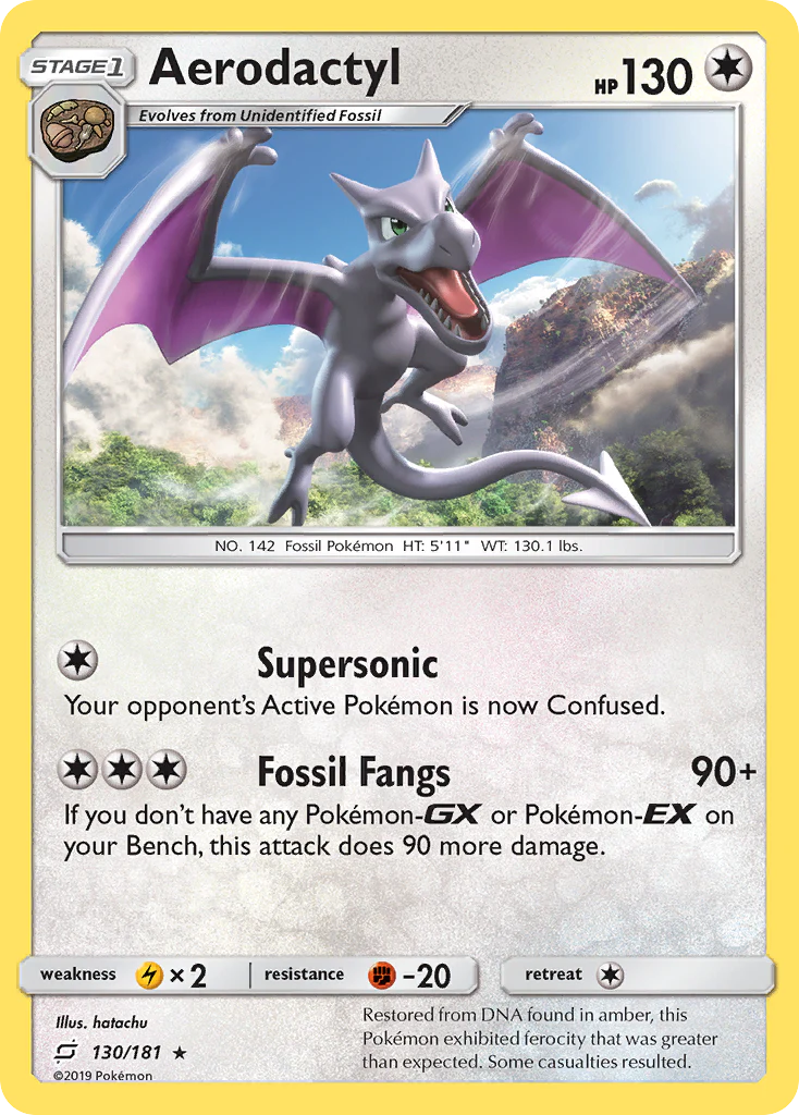 Aerodactyl (130/181) - [Reverse Holo] Team Up (TEU)