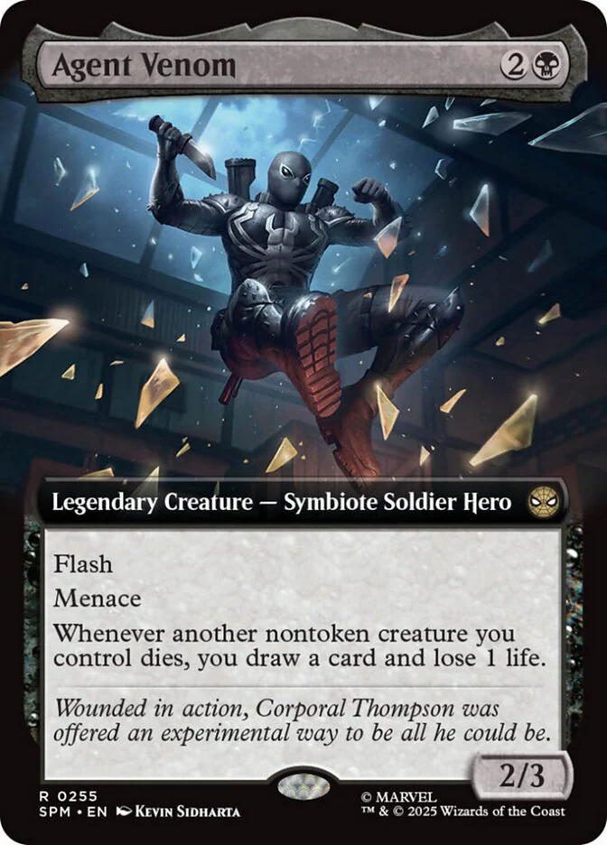 Agent Venom (255) - [Foil, Extended Art] Marvel's Spider-Man (SPM)