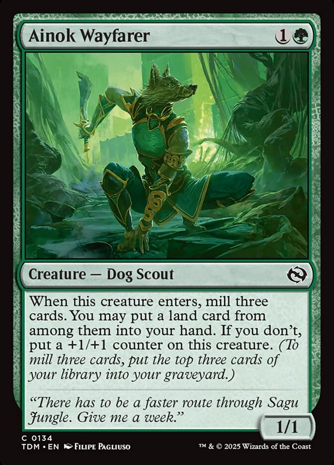 Ainok Wayfarer (134) - [Foil] Tarkir: Dragonstorm (TDM)