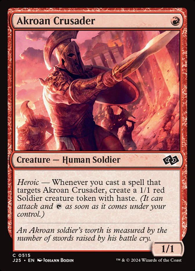 Akroan Crusader - Foundations Jumpstart (J25)