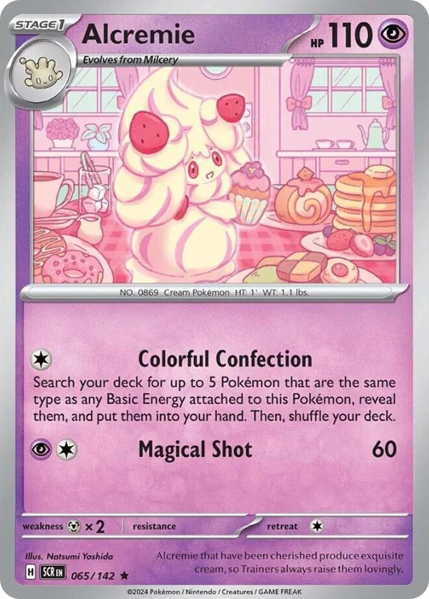 Alcremie (65/142) - [Holo Foil] Stellar Crown (SCR)