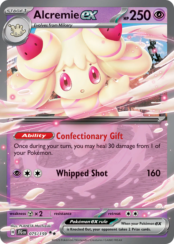 Alcremie ex (75/159) - [Holo Foil] Journey Together (JTG)