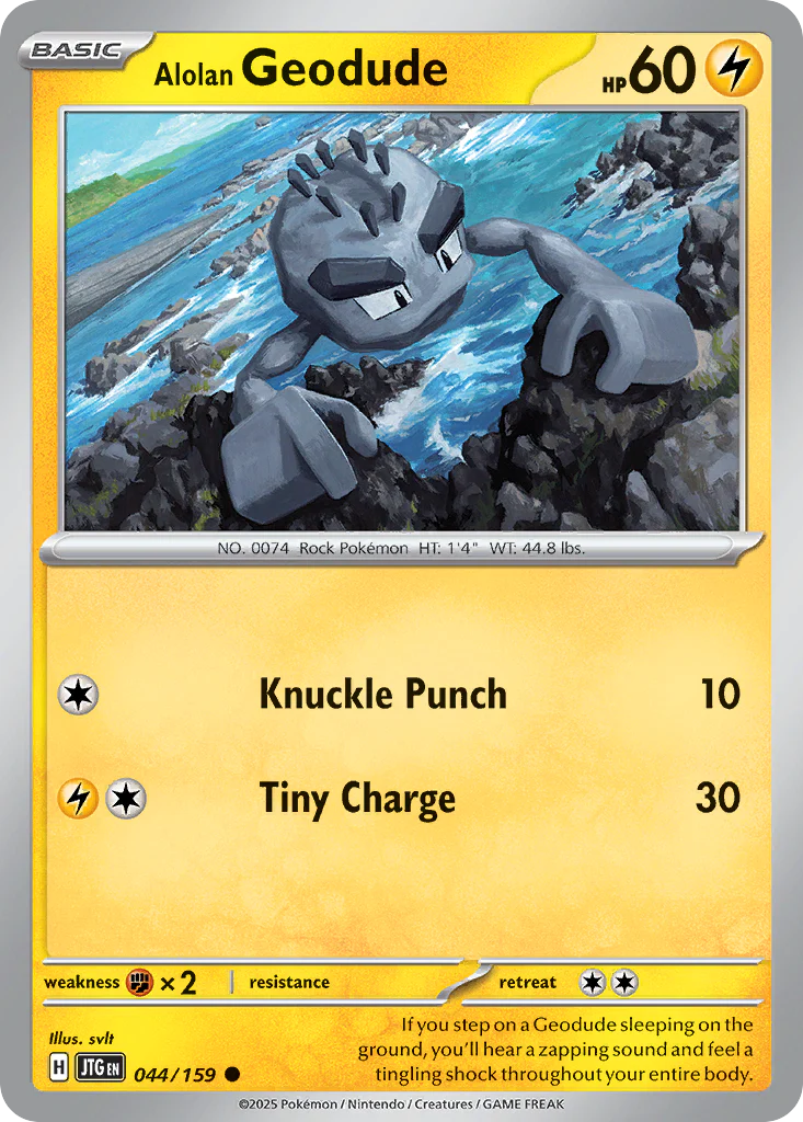 Alolan Geodude (44/159) - Journey Together (JTG)