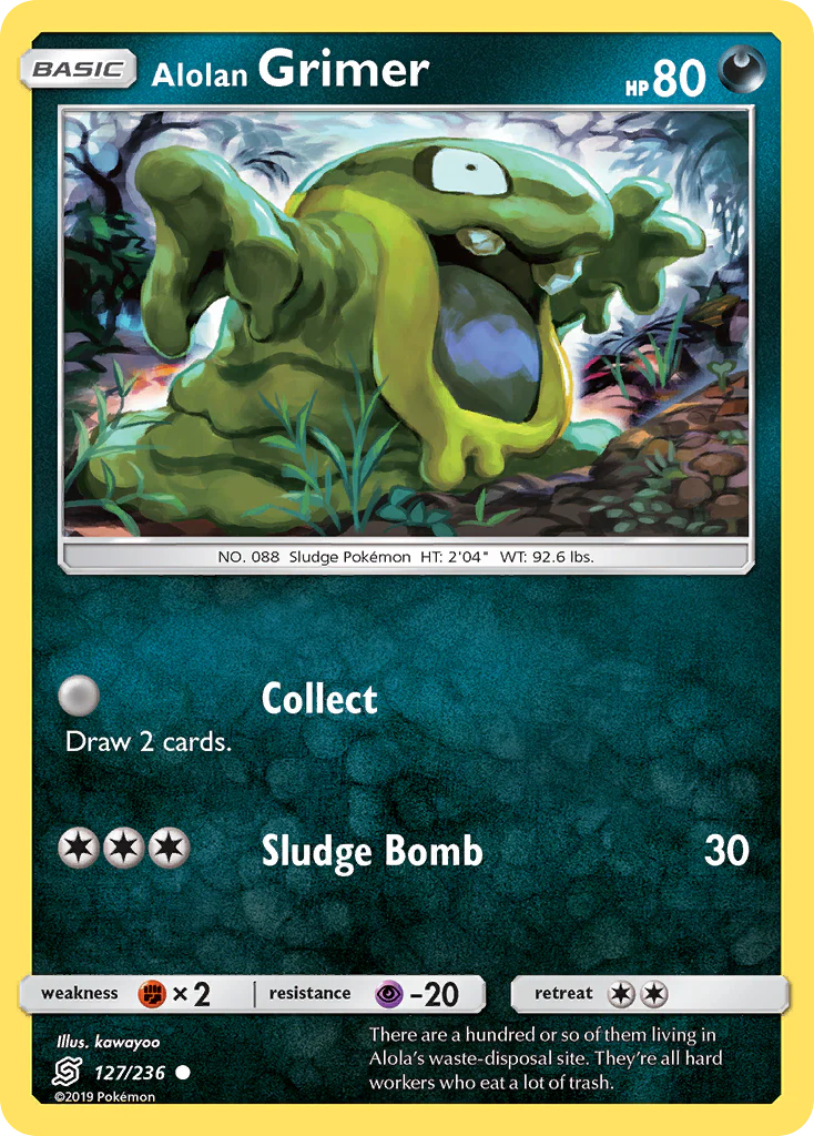Alolan Grimer (127/236) - [Reverse Holo] Unified Minds (UNM)
