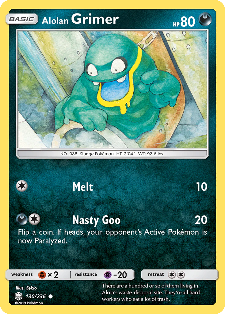 Alolan Grimer (130/236) - Cosmic Eclipse (CEC)