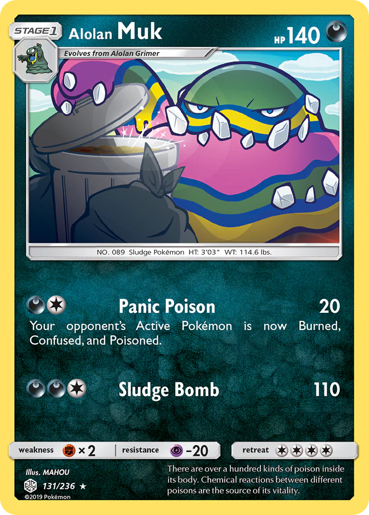 Alolan Muk (131/236) - [Reverse Holo] Cosmic Eclipse (CEC)