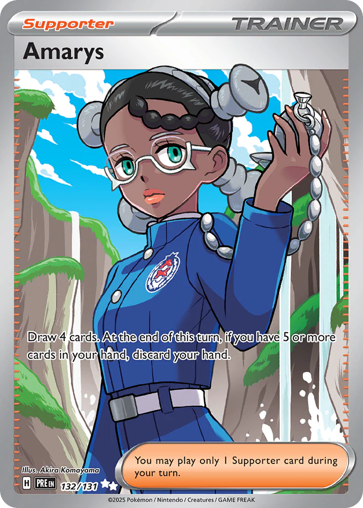 Amarys (132/131) - [Full Art] Prismatic Evolutions (PRE)