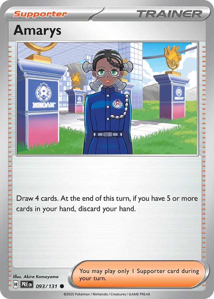 Amarys (93/131) - [Reverse Holo] Prismatic Evolutions (PRE)