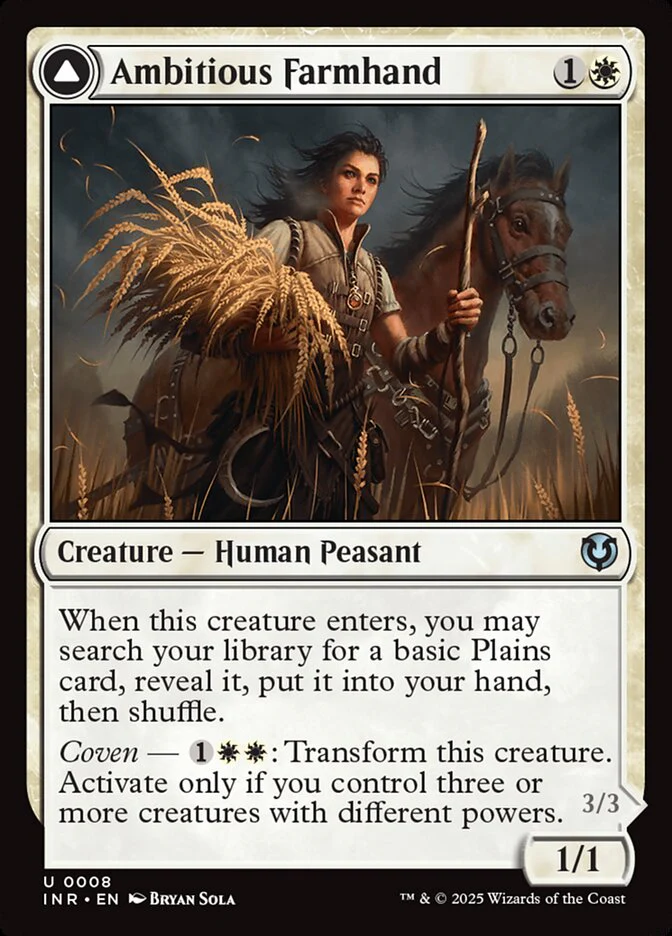Ambitious Farmhand // Seasoned Cathar - Innistrad Remastered (INR)