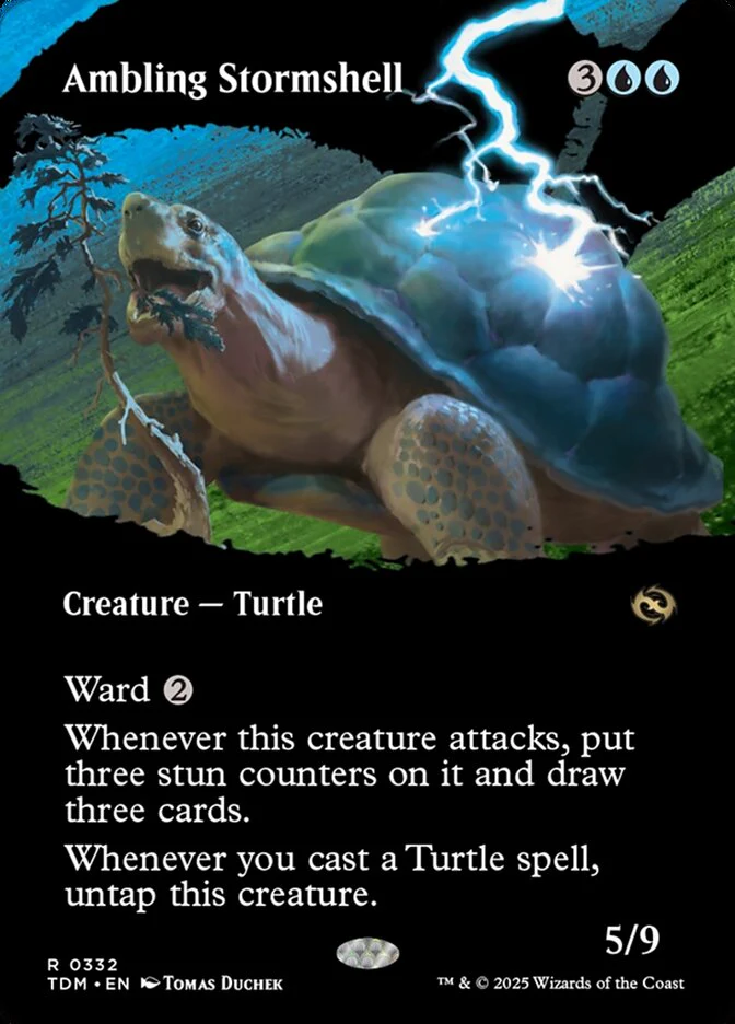 Ambling Stormshell (332) - [Showcase] Tarkir: Dragonstorm (TDM)
