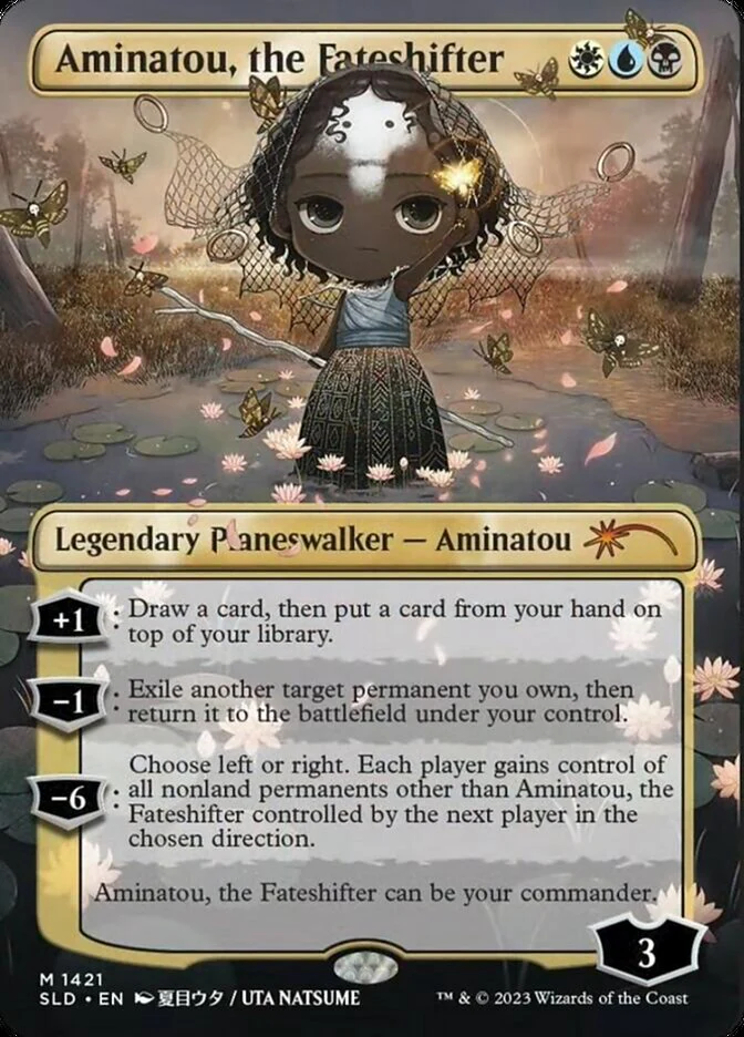 Aminatou, the Fateshifter (1421‚òÖ) - [Foil] Secret Lair Drop (SLD)