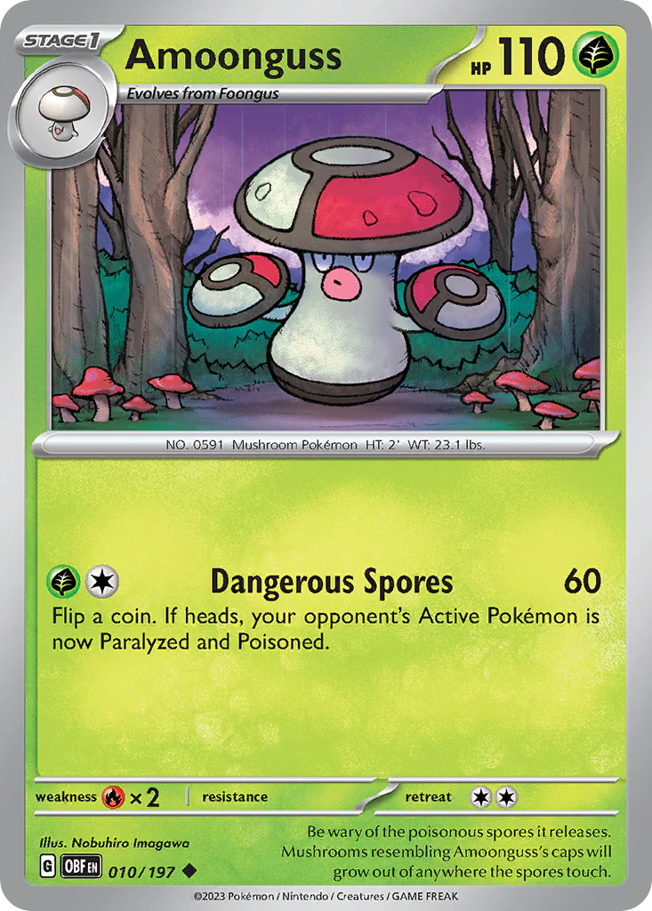 Amoonguss (10/197) - Obsidian Flames (OBF)