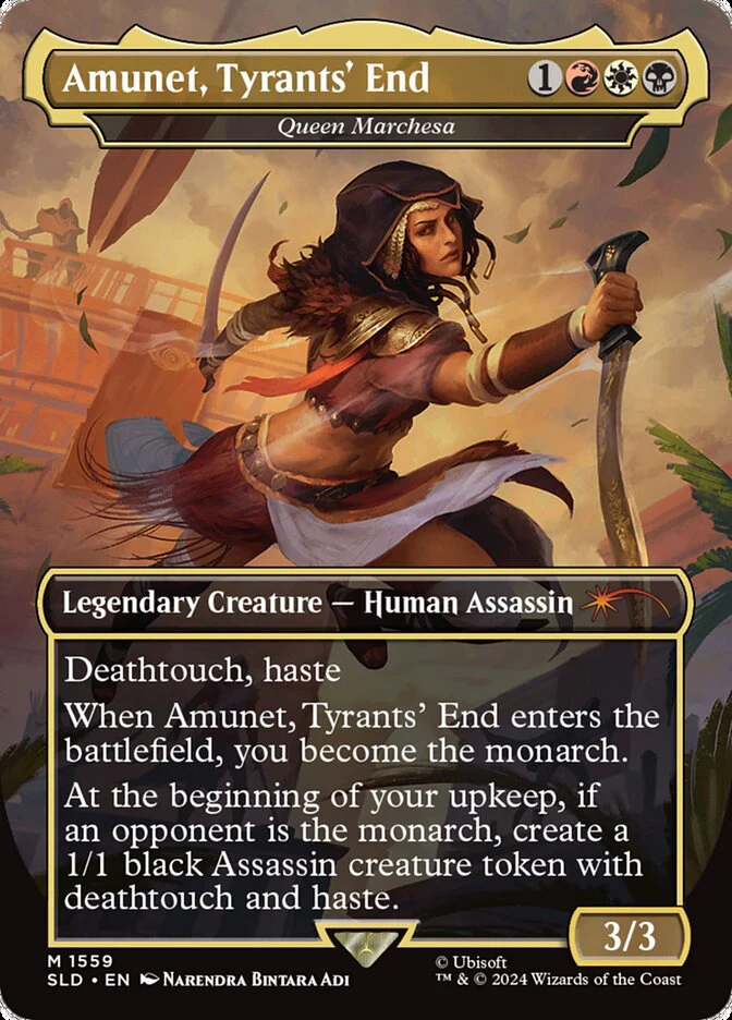Amunet, Tyrants' End - Queen Marchesa - [Borderless] Secret Lair Drop (SLD)