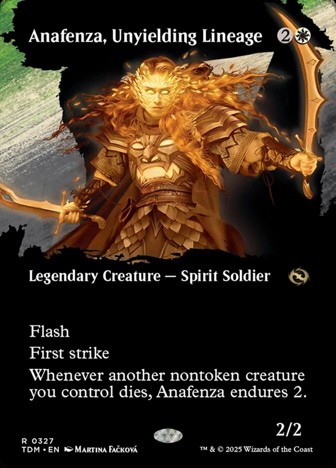 Anafenza, Unyielding Lineage (327) - [Foil, Showcase] Tarkir: Dragonstorm (TDM)
