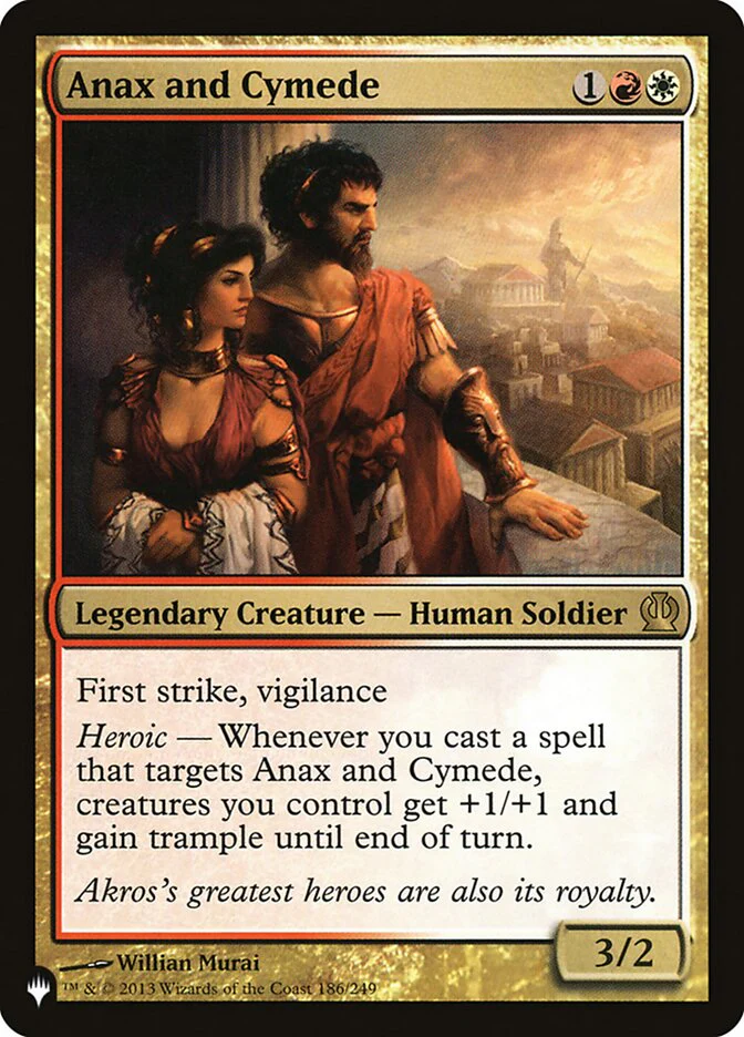 Anax and Cymede - The List (PLST)