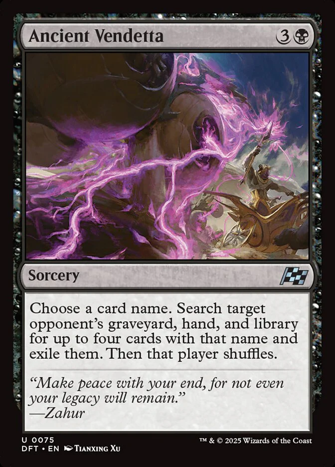 Ancient Vendetta - [Foil] Aetherdrift (DFT)
