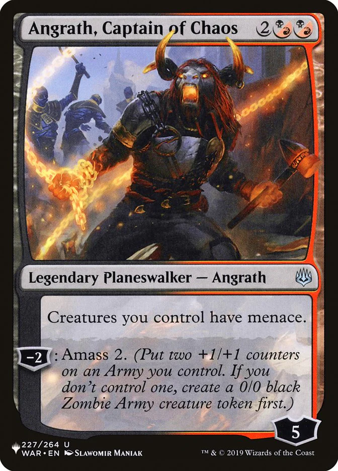 Angrath, Captain of Chaos - The List (PLST)
