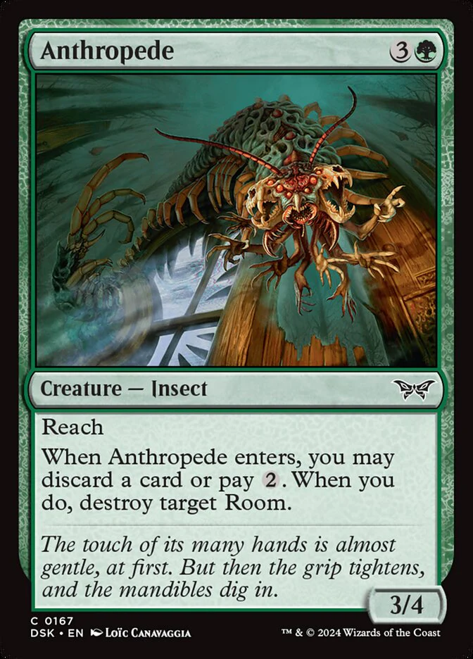 Anthropede - [Foil] Duskmourn: House of Horror (DSK)