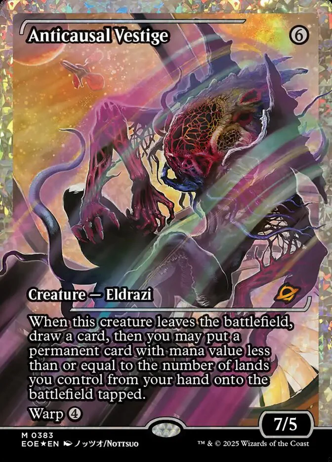 Anticausal Vestige (383) - [Foil, Showcase] Edge of Eternities (EOE)