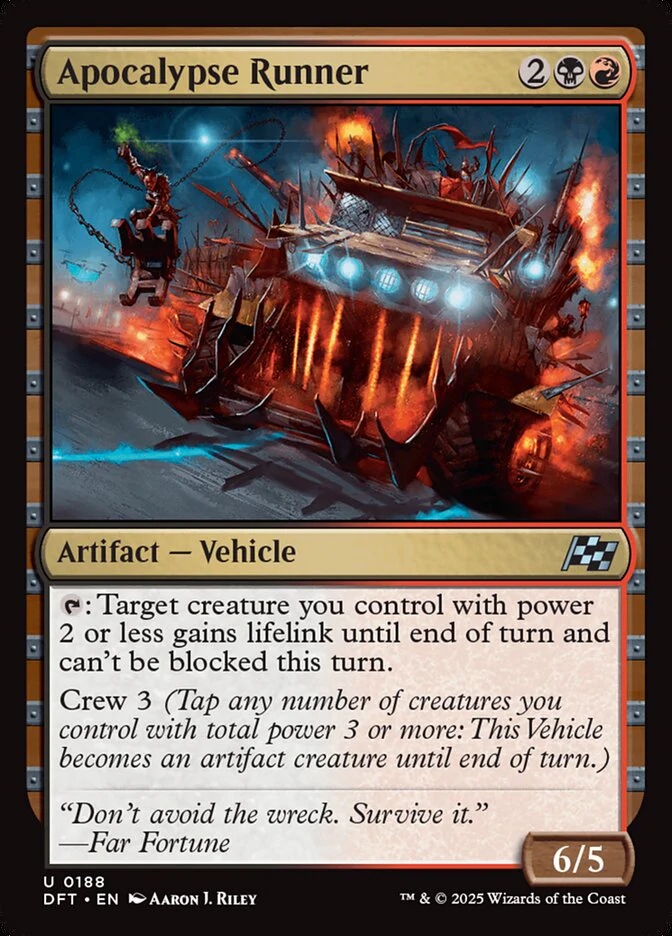 Apocalypse Runner - Aetherdrift (DFT)