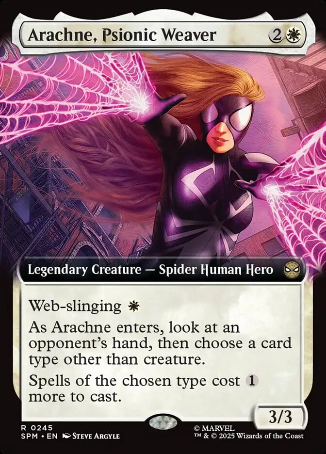 Arachne, Psionic Weaver (245) - [Extended Art] Marvel's Spider-Man (SPM)
