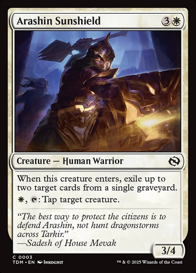 Arashin Sunshield (3) - [Foil] Tarkir: Dragonstorm (TDM)