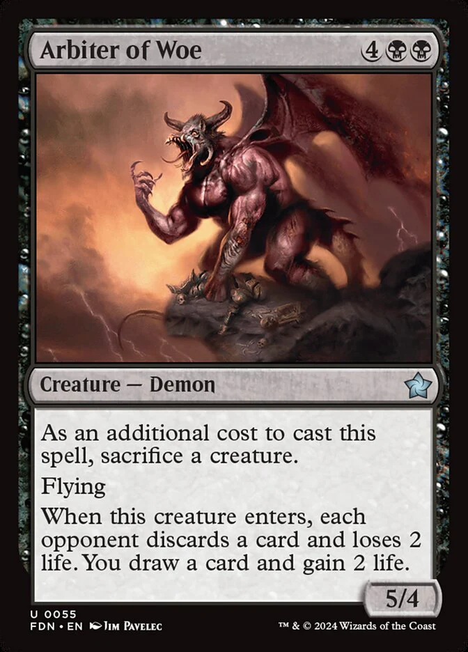 Arbiter of Woe - [Foil] Foundations (FDN)