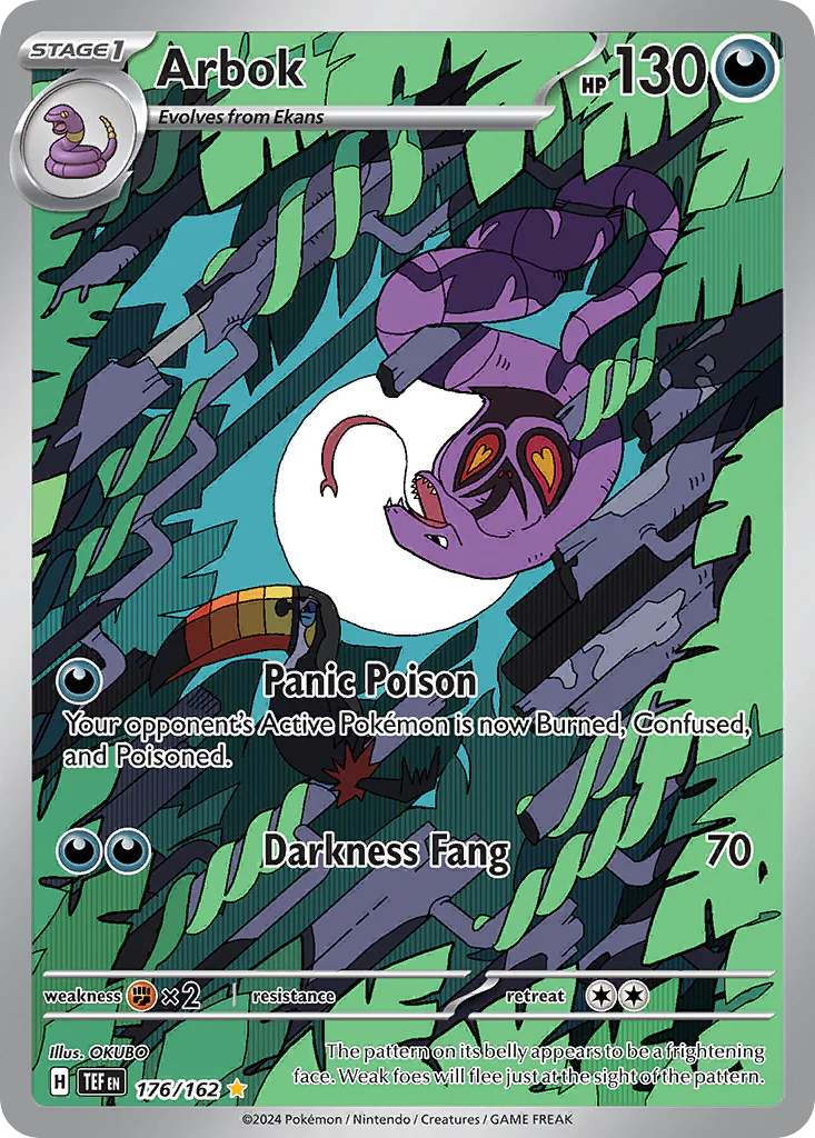 Arbok (176/162) - [Illustration Rare] Temporal Forces (TEF)