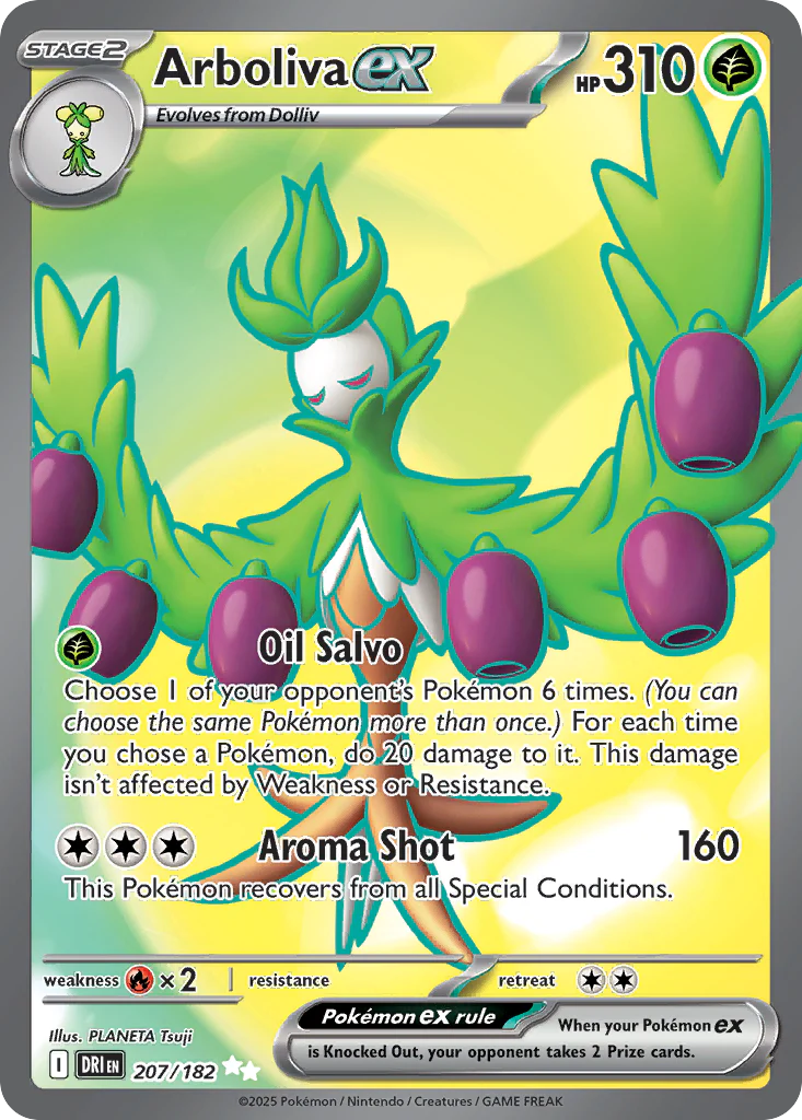 Arboliva ex (207/182) - [Full Art] Destined Rivals (DRI)