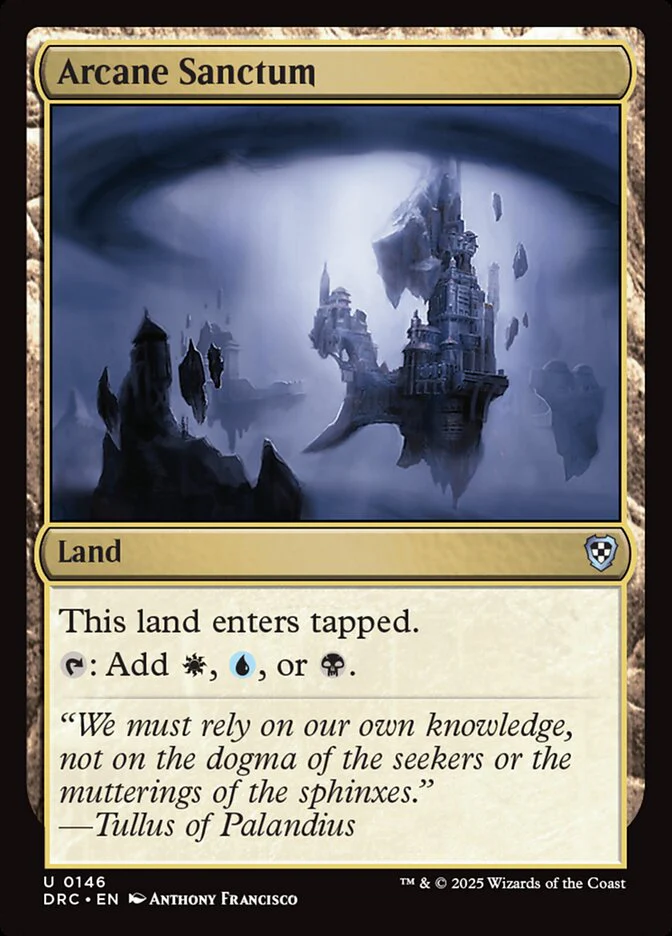 Arcane Sanctum - Aetherdrift Commander (DRC)