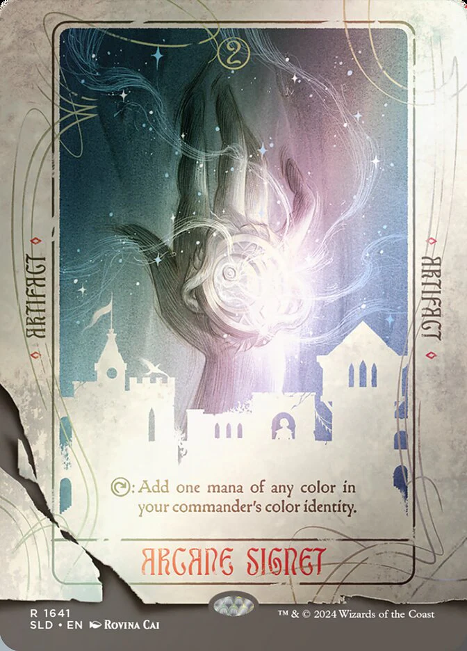 Arcane Signet (1641‚òÖ) - [Foil, Borderless] Secret Lair Drop (SLD)