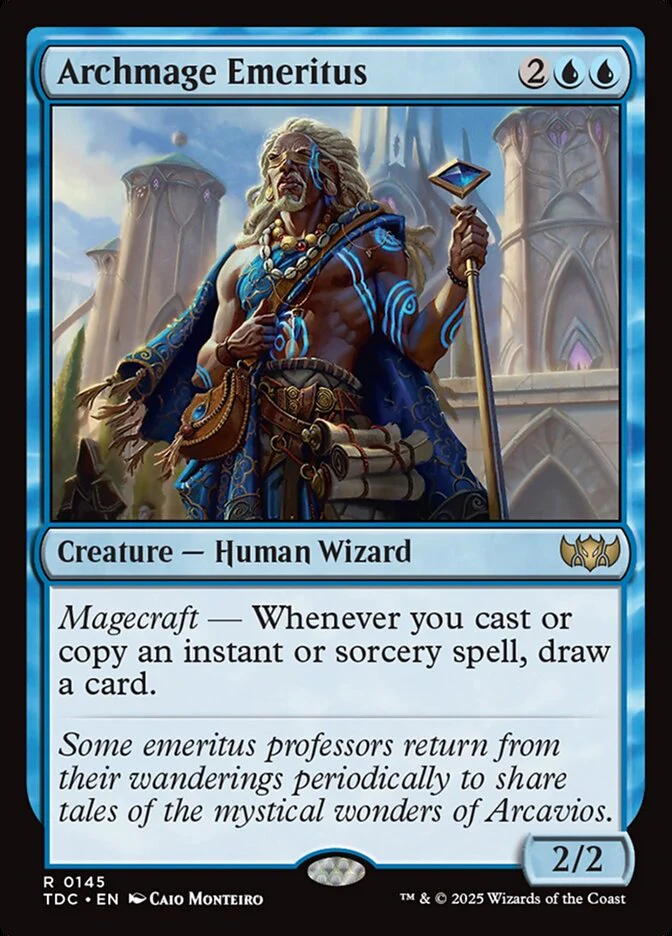 Archmage Emeritus - Tarkir: Dragonstorm Commander (TDC)