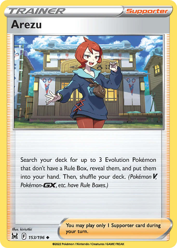 Arezu (153/196) - [Reverse Holo] Lost Origin (LOR)