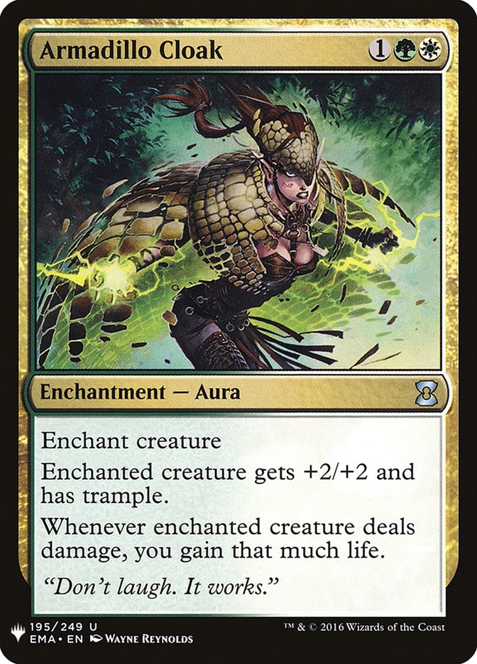 Armadillo Cloak - The List (PLST)